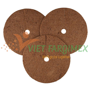 Alfombrilla redonda de fibra de coco, mantillo de coco para planta de disco, tapete de mantillo de fibra de coco de VIETNAM - Product Image 1