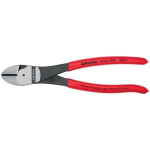 KNIPEX 200 mm Heavy-Duty Side Cutters with Form 0 <b>Polished</b> <b>Plastic</b> Coated Knives & Tools - Product Image 6