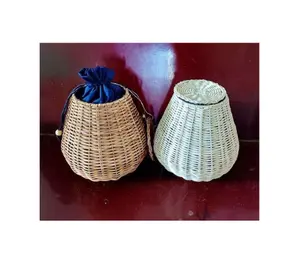 藤包越南工艺手提包-手工藤包圆形方形夏季沙滩包