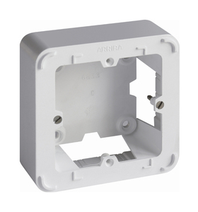 Presa bianca a montaggio superficiale per base presa 6827 (Solera 6833) - Product Image 1