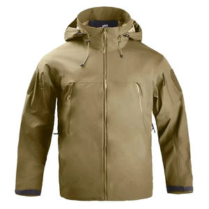 Chaquetas tácticas transpirables con capucha para hombre de alta calidad, impermeables, de concha suave, informales, para senderismo, Camping, caza, chaqueta de concha suave, abrigo - Product Image 3