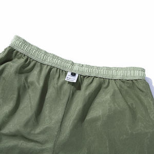 กางเกงขาสั้นออกกำลังกายผู้ชายขายส่ง ผ้าสแปนเด็กซ์/โพลีเอสเตอร์ แห้งเร็ว ระบายอากาศดี เอวยางยืด แบบเรียบ สั่งทำได้ - Product Image 6