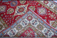 KNOT RUG Hand Knotted High Quality Wool Oushak Modern Abstract Pattern Rugs with Embroidered Work for Living Room Bedroom