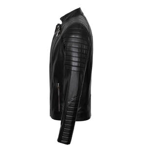 แจ็กเก็ตหนังผู้ชายกันลมกันลมฤดูหนาวแจ็คเก็ตหนังสำหรับผู้ชายปรับแต่งได้ใหม่ล่าสุดสำหรับมอเตอร์ไซค์ - Product Image 3