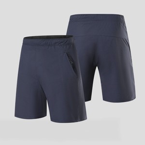 Short solide décontracté pour homme avec poche invisible à fermeture éclair Short en nylon avec logo personnalisé Short de sport léger Expédition DDP - Product Image 6