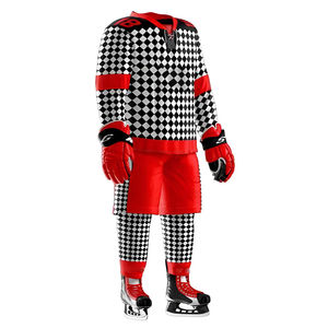 Uniforme de hockey sobre hielo impreso por sublimación personalizado/Uniforme de hockey sobre hielo totalmente transpirable y elástico para adultos - Product Image 5