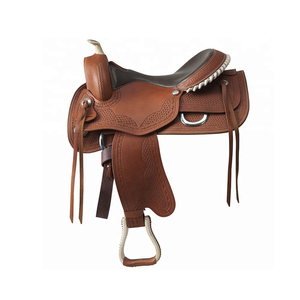 Sillín de equitación personalizado de mejor diseño 2022, alta calidad, venta al por mayor, nuevo Material de cuero con impresión de logotipo - Product Image 3