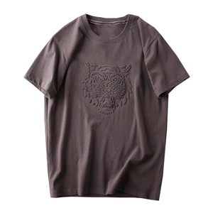 Camiseta de gran tamaño de algodón 100% para hombre de moda OEM con color personalizado y logotipo frontal de posición - Product Image 1