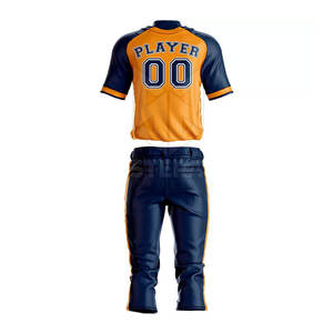 Uniformes de Béisbol Personalizables para Adultos, Ligeros y Transpirables, de Poliéster de Alta Calidad para Softbol, Más Vendidos - Product Image 2