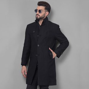 Últimas prendas de vestir Abrigos de moda Abrigos largos de tamaño adulto de alta calidad para hombres Nuevos abrigos de mezcla de lana para hombres - Product Image 1