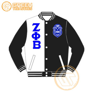 เสื้อแจ็กเก็ตทีมโรงเรียน Zeta phi Beta เสื้อแจ็กเก็ตสโมสรผ้าซาตินปักตราและมีตัวอักษรละเอียดกว่ากำหนดเอง - Product Image 5