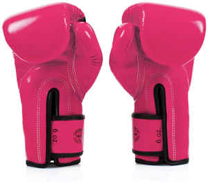 Gants de boxe Muay Thai Fairtex rose sur mesure, entraînement de haute qualité, style mexicain, cuir orange, doigts complets - Product Image 4