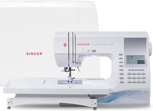 SINGERS Quantum Stylist 9960 Computerized <b>Sewing</b> & Quilting Machine – Metal, Plastic, with Extension Table, Hard <b>Case</b> - Product Image 1