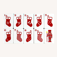 Meilleure Vente : Mahjong Acrylique Thème Noël, Luxe Moderne, Lumineux, Décoratif, Durable, Portable, Idéal pour les Réunions de Famille et Cadeau