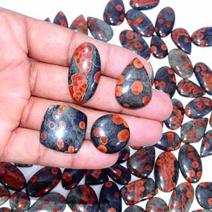 พลอยออบซิเดียนจากถั่วลิสงอัญมณีเจียระไนแบบหลวมรูปร่างผสมและขนาดอัญมณีสำหรับทำเครื่องประดับ - Product Image 2