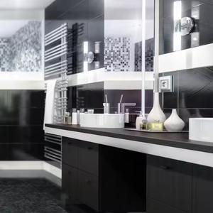 Enbl Design Own Concept Meubles de salle de bain en quartz de luxe Petit miroir mural en bois personnalisé Panneau mélaminé en PVC et marbre - Product Image 5