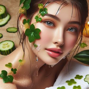 Skincare Maker Cucumber Anti-Aging Anti-Wrinkle <b>Liquid</b> Soothing Serum for Face - Product Image 2