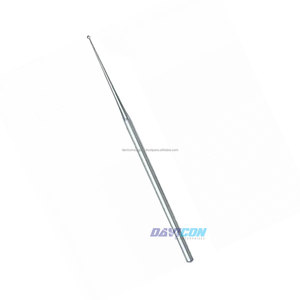Orejeras quirúrgicas de acero inoxidable, curetas de oreja afiladas BUCK - Product Image 5