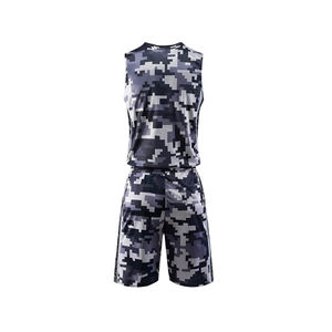 Maillot de basket-ball personnalisé du meilleur fournisseur Ensemble court populaire raisonnable personnalisé avec son propre logo Design Vêtements de basket-ball populaires - Product Image 2