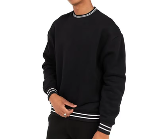 2026 sudaderas de lavado ácido de alta calidad para hombres bordado algodón cuello redondo Invierno Polar de Pakistán - Product Image 1