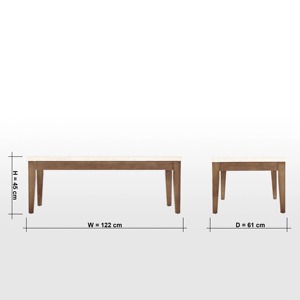 Elegante mesa de madera simple con tapa de mármol, elegante diseño duradero, Ideal para mesa de centro, mesa auxiliar o exhibición decorativa en el hogar - Product Image 4