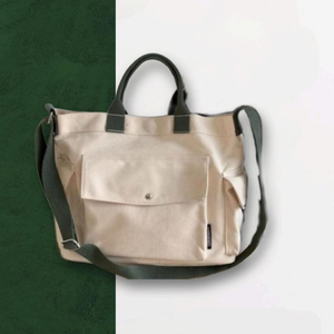 Bolsa Tote Mediana de Lona de Algodón Resistente, Amplia, con Correa Larga para el Hombro, para Minoristas, Viajes, Distribuidores, Confiable, al por Mayor - Product Image 6