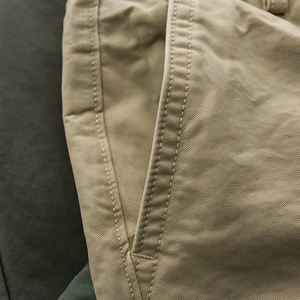 Factory Custom Summer Khaki Golf <b>Shorts</b> for Men 100% Polyester Eco-Friendly Mid <b>Waist</b> <b>Elastic</b> Closure Casual <b>Chino</b> Cargo - Product Image 3