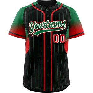 Venta al por mayor personalizado béisbol Jersey fabricante abotonar sublimado malla Softball camisas pedidos al por mayor con aparejos de sarga nombres - Product Image 5