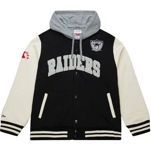 Chaquetas para hombre OEM con logotipo bordado personalizado, chaqueta informal estilo béisbol clásica con botones, chaquetas Letterman para hombre - Product Image 1