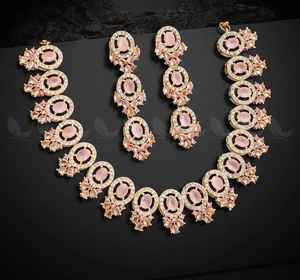 Collar Duplet Multicolor Natural, Joyería Nupcial India, Collar Bollywood - Product Image 2