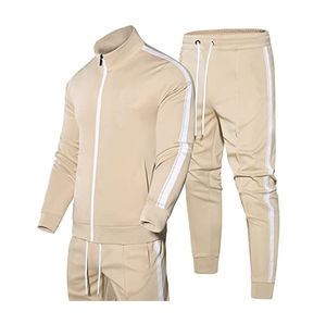 Conjunto de Chaqueta y Pantalón Deportivo de Terciopelo con Cremallera, Estilo Vintage Lavado al Ácido, Personalizado, Informal, para Invierno 2025 - Product Image 3