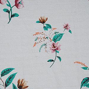 Juego de Sábanas Matrimoniales de 240 Hilos con Estampado Floral Majestic en Verde Mar, con 2 Fundas de Almohada, 100% Algodón para Uso Doméstico - Juego de 3 Piezas (SHKV1028) - Product Image 3