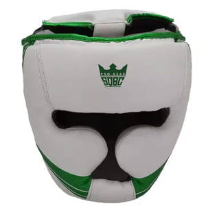 Protège-tête de boxe en cuir avec logo personnalisé - Léger, confortable, respirant, design personnalisé pour l'entraînement de boxe - Product Image 1