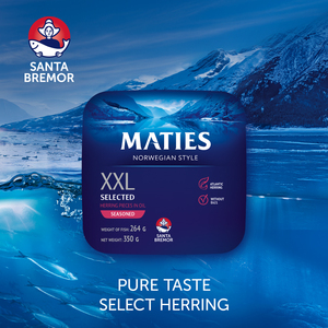 Maties XXL Morceaux de filet de hareng atlantique sélectionnés et assaisonnés 350 g légèrement salés à l'huile, Vente en gros directement du fabricant - Product Image 3