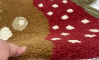 Meistverkaufte Moderne Handgetuftete Rutschfeste Wollteppiche mit Mittelhohem Flor Rechteckige Form Hergestellt in Indien für Kinderzimmer