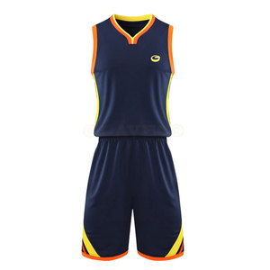 Ropa de baloncesto de talla grande de secado rápido Conjuntos de uniformes deportivos transpirables de diseño único - Product Image 1