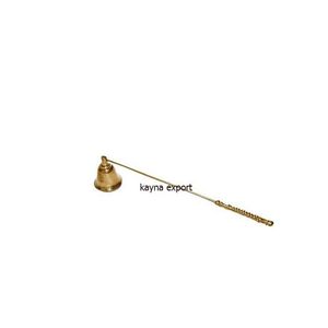 Apagavelas de Metal con Diseño de Hoja Elegante, Forma Única de Aleación, Venta al por Mayor para Decoración de Velas en el Hogar y la Iglesia - Product Image 5