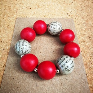 ลูกปัดไม้ทรงกลมขนาด12มม. ผลิตจากไม้รูปทรงและลูกปัดสีตามสั่ง - Product Image 2