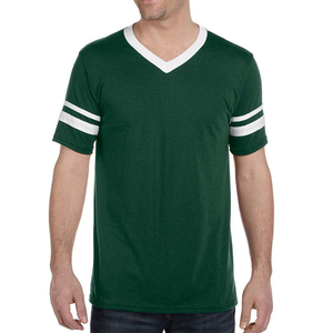 Nuevo diseño de cuello en V camisetas de los hombres personalizados al por mayor camisetas de cuello en V con precios baratos para los hombres camisetas de alta calidad servicio OEM - Product Image 3