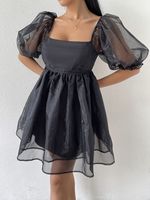 Nouvelle Robe de Cocktail Élégante Taille Haute Ample Grande Taille pour Femmes – Fabriquée en Inde