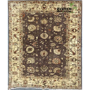 มือผูกหนึ่งในพรม peshwar และ Khotan 8'10x6'1 Pes_Kho_36 - Product Image 1