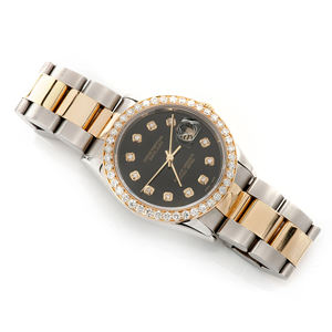 Reloj de Pulsera de Cuarzo de Acero Inoxidable para Hombre, Estilo Urbano de Lujo, con Esfera de Cristal y Diamantes Moissanite VVS Personalizados - Product Image 3