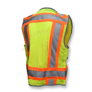 Hi Visibility Vest Gilet de sécurité réfléchissant avec poches Votre propre logo Design Men Wear Gilet de sécurité - Product Image 2