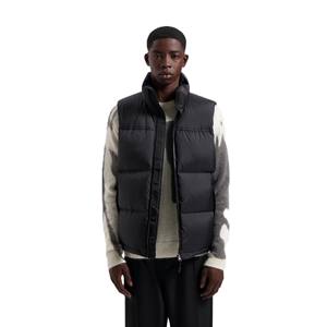 <b>Men's</b> Slim Fit Stand Collar Sleeveless Puffer Jacket 2025 Logo Vest <b>Waistcoat</b> Breathable Winter Autumn <b>Casual</b> Outer Wear Keep - Product Image 4