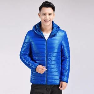 Chaqueta acolchada de burbujas para hombre de alta calidad | Venta caliente, chaqueta de invierno de lona de algodón cálida y ligera para uso en exteriores - Product Image 5