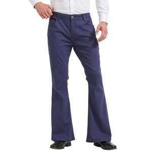 กางเกงสเวตเตอร์ลายทางทรงตรงสำหรับผู้ชายกางเกงผ้าพิมพ์ลายตามสั่งสำหรับฤดูหนาว - Product Image 6