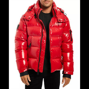 Veste matelassée imperméable surdimensionnée à capuche pour homme, sur mesure par le fabricant, OEM, grande taille, pour homme, veste matelassée décontractée pour homme, pour l'extérieur - Product Image 4