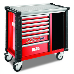 Gabinete Rodante USAG Racing con Puerta Lateral y 7 Cajones (Vacío) para Herramientas - Product Image 2