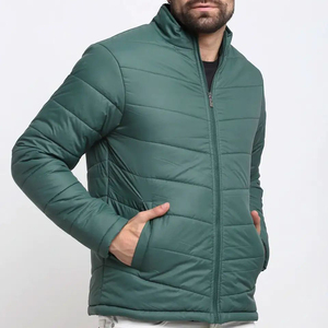 Chaqueta Acolchada Informal para Hombre de Diseño Personalizado de Alta Calidad OEM, Cómoda y Transpirable, de Color Sólido, Transpirable para Hombre - Product Image 2
