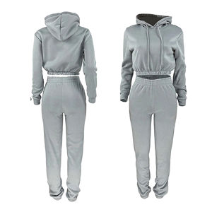 Colección 2024, conjunto de chándales deportivos para mujer, chándal con capucha y logotipo personalizado de alta calidad, último diseño al por mayor - Product Image 6